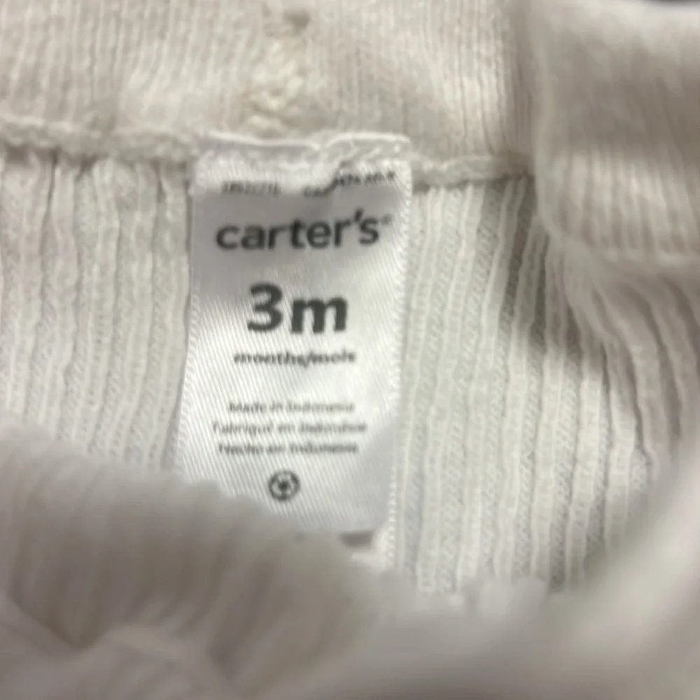 Adorable Carters Baby Girl Gray Polka dot top with sweater leggings outfit!